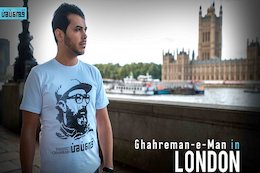 پرتره شهدای ایرانی روی تیشرت دختر انگلیسی+تصاویر  عکس شهدای ایرانی روی لباس