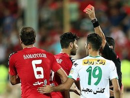 صحنه جنجالی بازی پرسپولیس-ذوب آهن/تصاویر  پرسپولیس و ذوب آهن