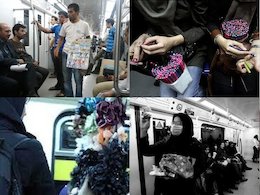 کار دستفروشان مترو تهران به انگلیس کشید! دست فروشی در مترو/*