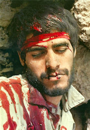 رزمنده ای که مشهورترین شهادت را رقم زد +تصاویر شهید امیر حاج امینی