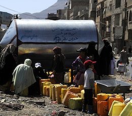 وضع اسفبار آب آشامیدنی در یمن