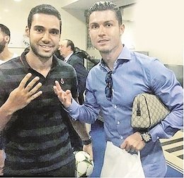 کریس رونالدو هم استقلالی شد! +عکس کری خوانی رونالدو