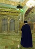 رهبر انقلاب در زیارت امام رضا(ع)
