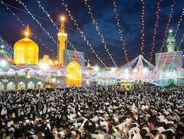چرا نام ائمه معصومین(ع) به طور صریح در قرآن نیامده است؟ حرم رضوی در شب میلاد امام رضا(ع)