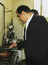 آشپزی وزیر بهداشت