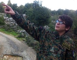 خداحافظی جانسوز با فرزند/عکس شهید حسین محمد حسین