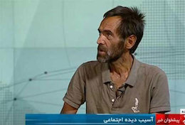 حضور معتاد کارتن خواب در شبکه خبر!/عکس کارتن خواب