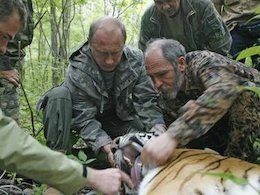 دوستی آقای رئیس‌جمهور با حیوانات 