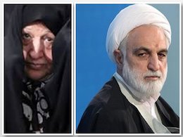دستور معاون اول قوه قضائیه برای ارجاع نامه عفت مرعشی به دادستان تهران  اژه ای-مرعشی