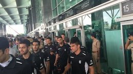 تیم ملی فوتبال ایران وارد هند شد