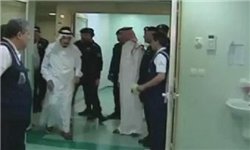 عیادت شاه سعودی از یک مجروح ایرانی حادثه مکه/عکس 123