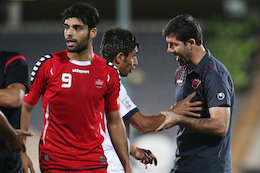 صحنه جنجالی بازی دیروز پرسپولیس/تصاویر کریم باقری