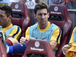 لیونل مسی نیمکت نشین شد!/عکس مسی