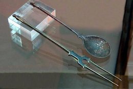 قاشق و چنگال ایرانی ها ۱۵۰۰ سال پیش+عکس   قاشق و چنگال