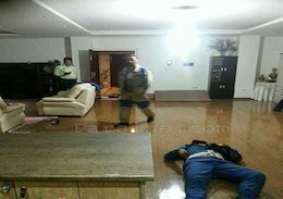 برق جان نصاب پرده را گرفت!/عکس  برق جان نصاب پرده را گرفت