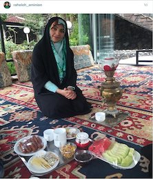 مهمانی اینستاگرامی مجری زن تلویزیون/عکس  راحله امینیان