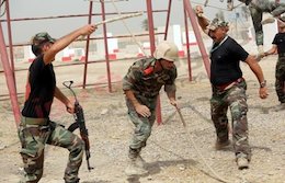 آموزش های جدید مبارزه با داعش+تصاویر آموزش های جدید مبارزه با داعش