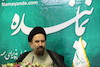 حجت الاسلام بزرگواری در حاشیه بازدید از سایت «نماینده»