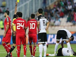 داور یادش رفت بازیکن پرسپولیس را اخراج کند+عکس پرسپلیس