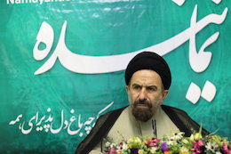 حجت الاسلام بزرگواری در حاشیه بازدید از سایت «نماینده»