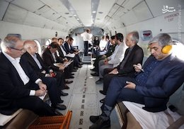 فرود اضطراری بالگرد وزیر راه/تصاویر فرود اضطراری وزیر راه