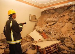 رانش کوه بر روی هتلی در مکه+تصاویر رانش کوه مکه