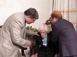 وزیر فرهنگ و ارشاد اسلامی به عیادت حمید سبزواری رفت جنتی سبزواری