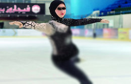 آموزش رقص با حجاب!!+تصاویر
 رقص روی یخ