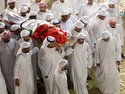 تشییع جنازه فرزند حاکم دبی