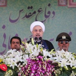 ایران بزرگترین نیروی مسلح ضدترور را در اختیار دارد  روحانی//