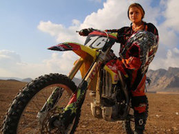 بانوی موتور سوار ایرانی سوژه CNN+عکس بانوی ایرانی