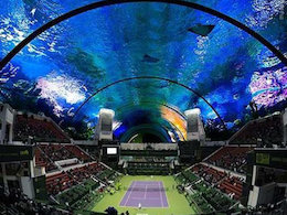 زیباترین ورزشگاه تنیس جهان+تصاویر ورزشگاه تنیس