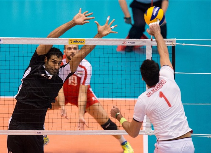بازی ایران و مصر در جام جهانی والیبال