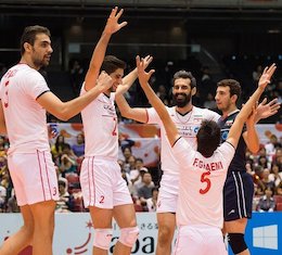 بازی ایران و مصر در جام جهانی والیبال