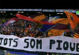 اقدام معنیدار هواداران بارسا/عکس بارسا