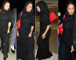 خواهر مایکل جکسون مسلمان شد؟!+عکس  جانت جکسون