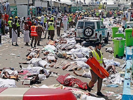 رئیس جمهور لحظه شنیدن خبر فاجعه منا + عکس  منا