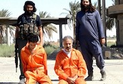 تیرباران دو مرد عراقی به دست داعش