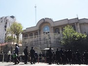 تدابیر امنیتی مقابل سفارت عربستان در تهران