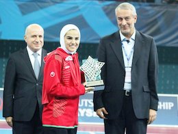 پیغام سردار آزمون برای فرشته کریمی/عکس  فرشته کریمی