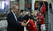 استقبال از تیم ملی فوتسال زنان ایران