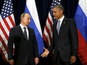 دیدار سرد پوتین و اوباما