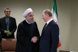 دیدار پوتین و روحانی/عکس دیدار پوتین و روحانی