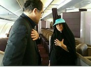 همدردی وزیر بهداشت با حجاج در هواپیما