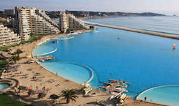 بزرگ ترین استخر جهان/تصاویر بزرگ ترین استخر جهان