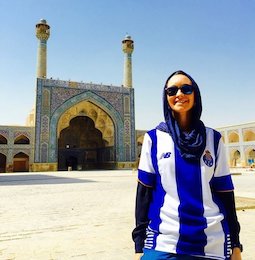 دختر طرفدار پورتو در اصفهان با این عکس معروف شد طرفدار پورتو