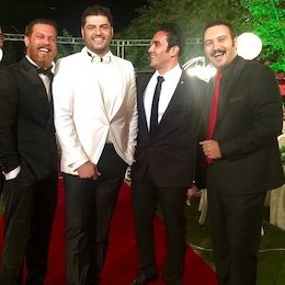 استقلالی ها در عروسی سام درخشانی/عکس عروسی سام درخشانی