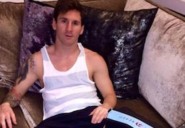 عکس جنجالی از لیونل مسی!  لیونل مسی