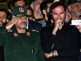 پیکر مطهر شهید حسین همدانی/عکس پسران شهید حسین همدانی