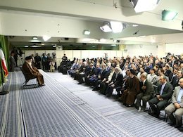 قرارگاه مقدم جنگ نرم دیدار مدیران صداوسیما با رهبر انقلاب